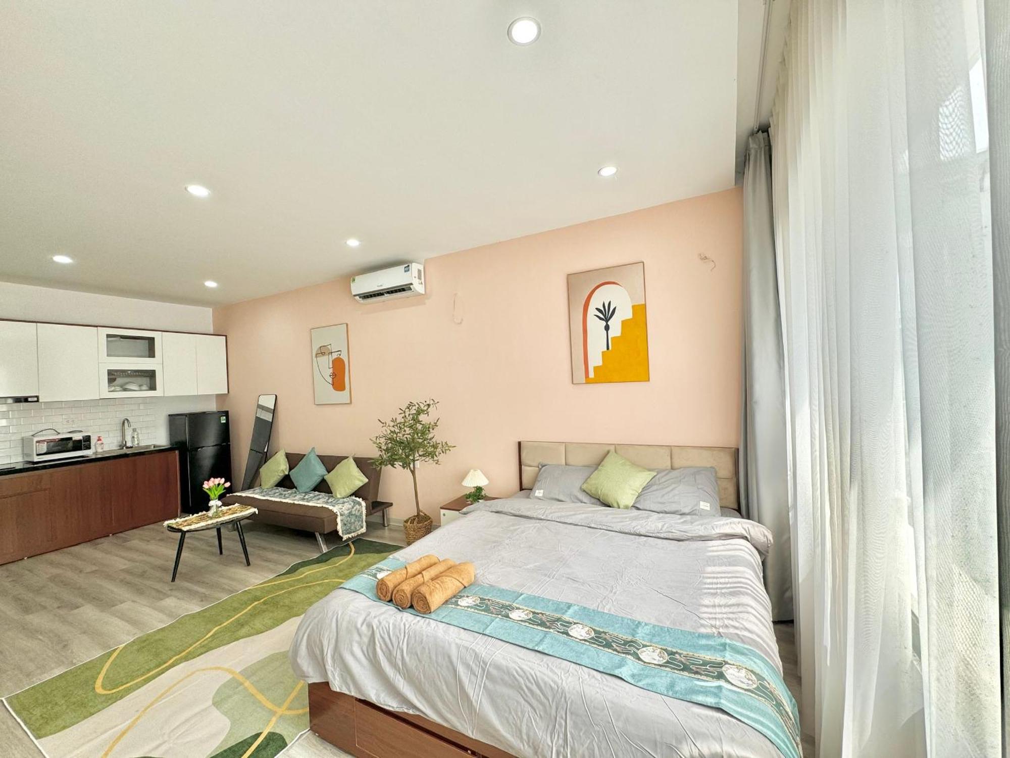 Modern & Comfy Apartment Hanói Exterior foto